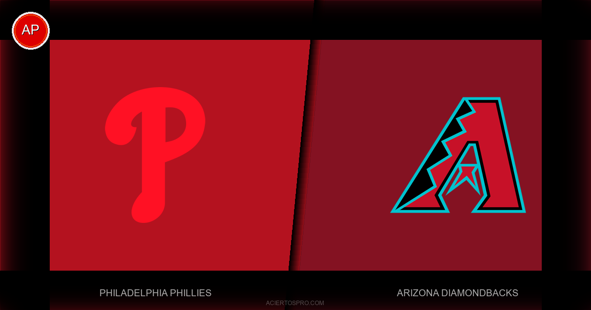 Pronostico Philadelphia Phillies vs Arizona Diamondbacks