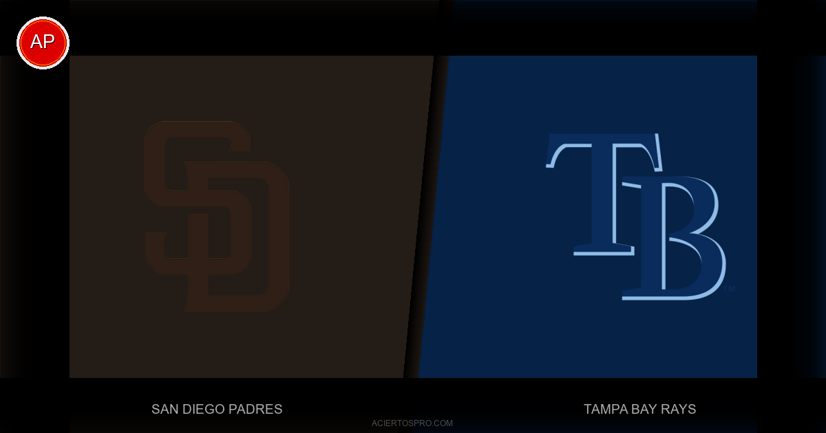 Pronostico San Diego Padres vs Tampa Bay Rays
