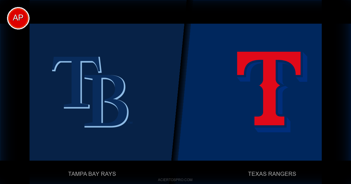 Pronostico Tampa Bay Rays vs Texas Rangers