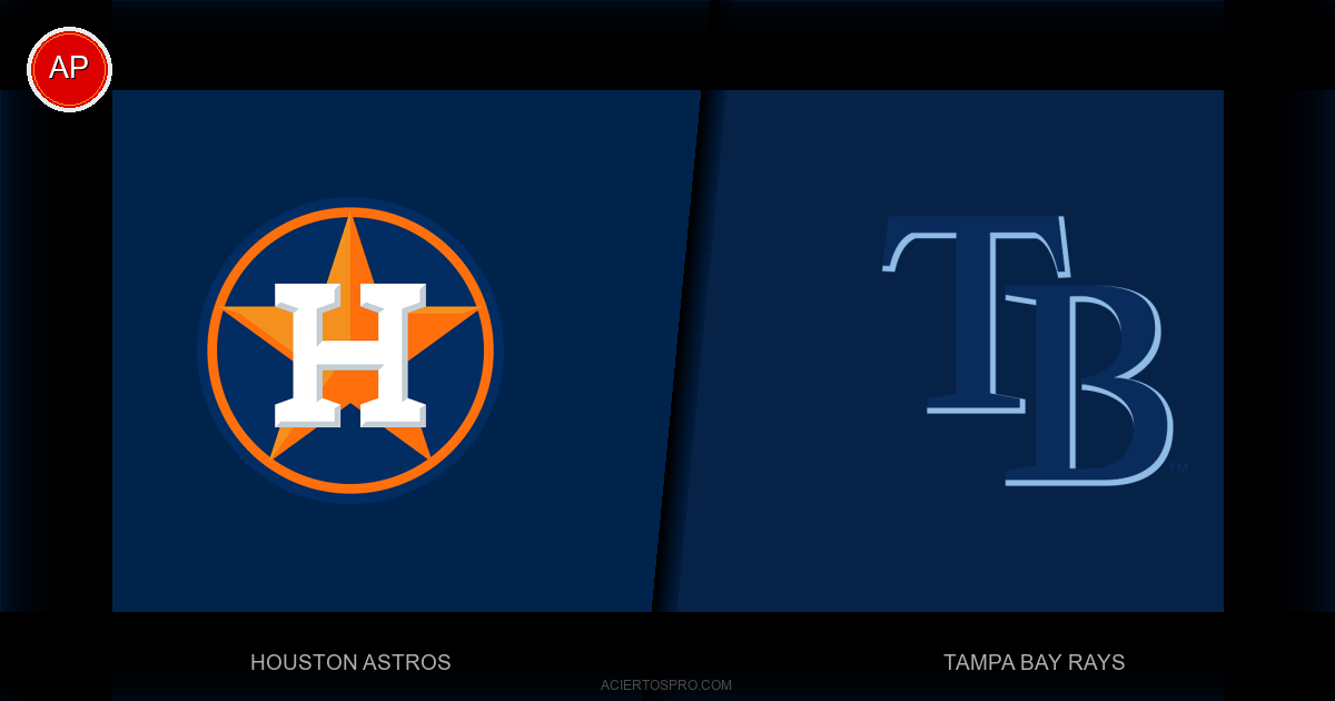 Pronostico Houston Astros vs Tampa Bay Rays