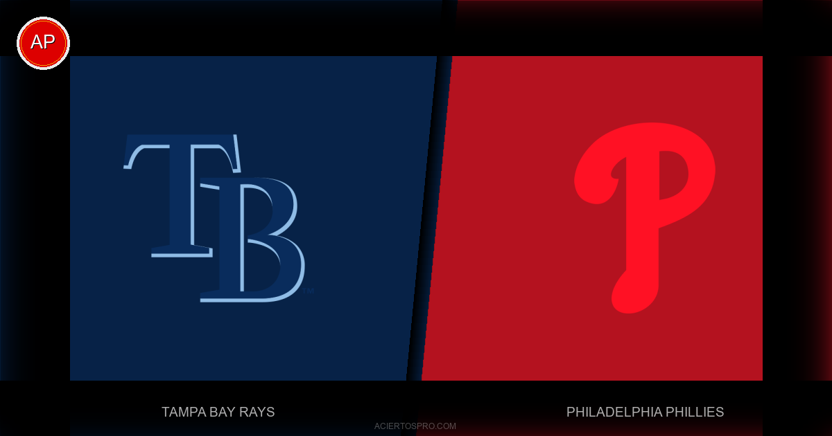 Pronostico Tampa Bay Rays vs Philadelphia Phillies